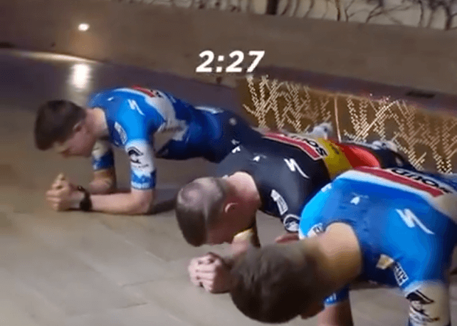 Remco Evenepoel aan het planken